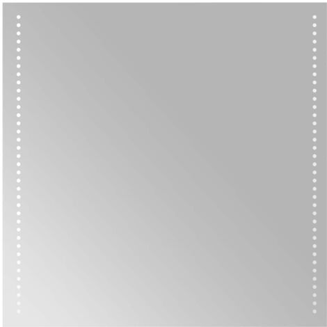 vidaXL Specchio da Bagno con Luci LED 60x60 cm