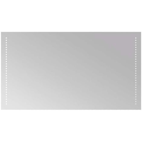 vidaXL Specchio da Bagno con Luci LED 90x50 cm