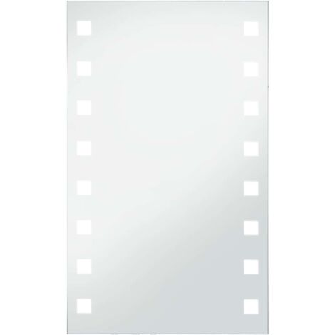 vidaXL Specchio da Parete a LED per Bagno 60x100 cm
