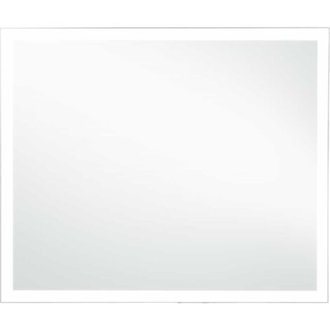 vidaXL Specchio da Parete a LED per Bagno 60x50 cm