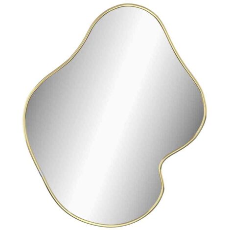 vidaXL Specchio da Parete Dorato 60x50 cm