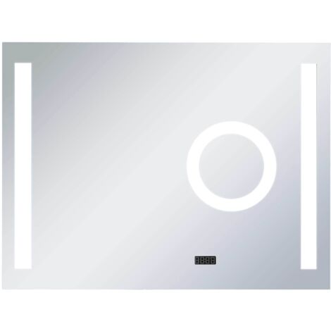 vidaXL Specchio LED da Bagno con Sensore Tattile 80x60 cm