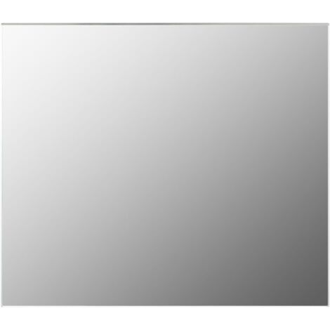vidaXL Specchio Senza Cornice 80x60 cm in Vetro