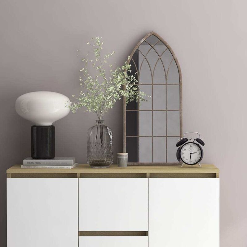 Vidaxl Spiegel Sandfarben 70x30 Cm Eisen Für Den Innenbereich