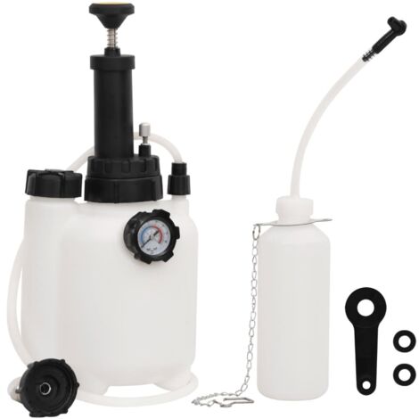 vidaXL Spurgo Freni Bianco e Nero 3 L