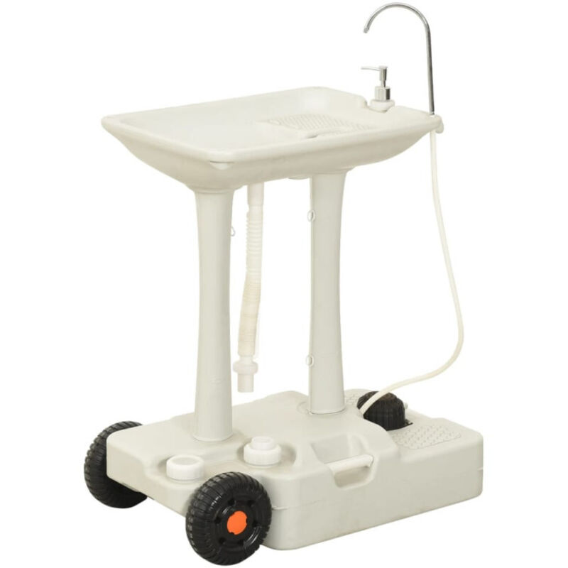 Vidaxl - Station de lavage des mains en camping avec distributeur 35 l
