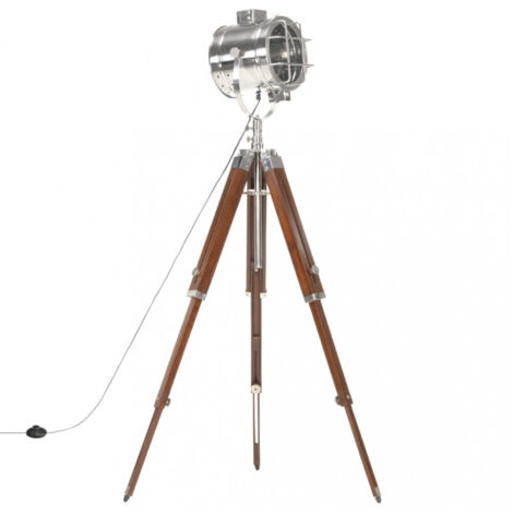 vidaXL Stehlampe mit Dreibein aus massivem Mangoholz 165 cm