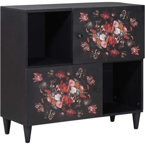 vidaXL  Storage Cabinets  Multicolour 80 x 33.5 x 75 cm Solid Mango Wood