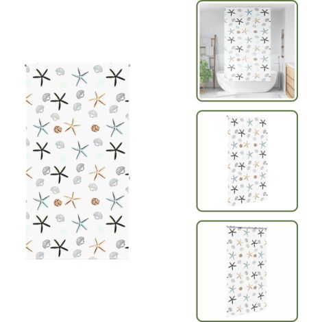 vidaXL Store enrouleur de douche 120x240 cm largeur du tissu 116 cm