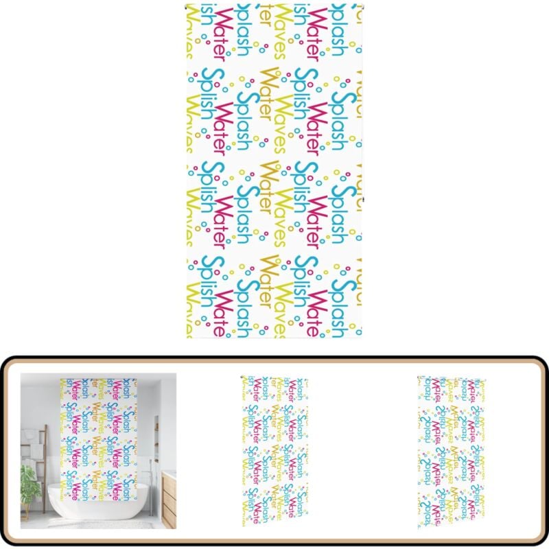 Vidaxl - Store enrouleur de douche 140x240 cm largeur du tissu 136 cm