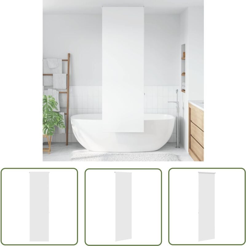 The Living Store - vidaXL Store enrouleur de douche 70x240 cm largeur du tissu 66 cm