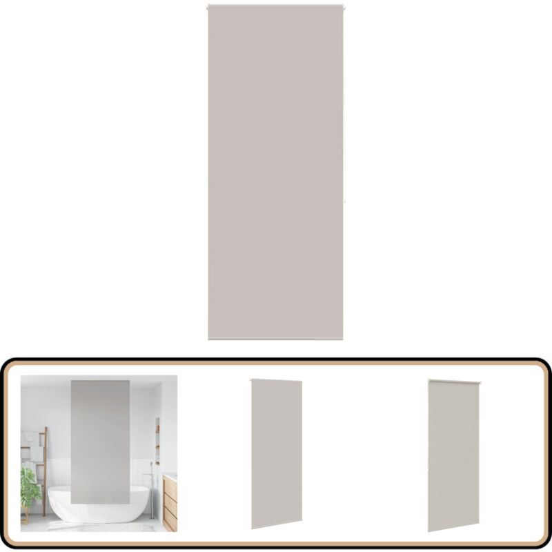 vidaXL Store enrouleur de douche 90x240 cm largeur du tissu 86 cm