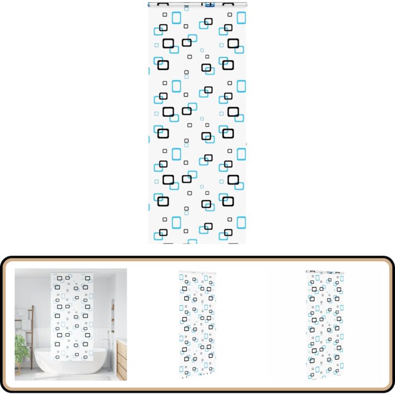 Store enrouleur de douche avec cassette largeur du tissu 86 cm - Vidaxl