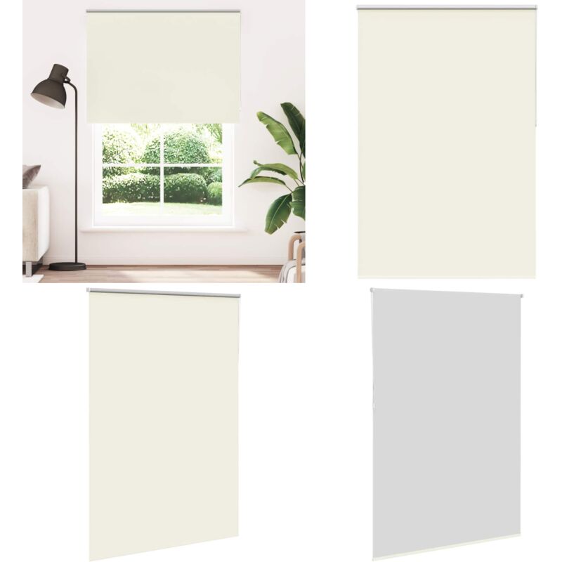 Vidaxl - Store enrouleur occultant blanc cassé 155x230 cm largeur tissu