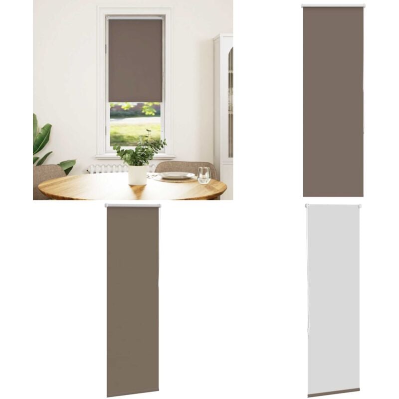 Vidaxl - Store enrouleur occultant café 45x150cm largeur du tissu 40,7cm