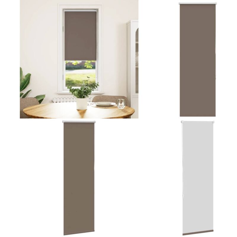 Vidaxl - Store enrouleur occultant café 55x175cm largeur du tissu 50,7cm