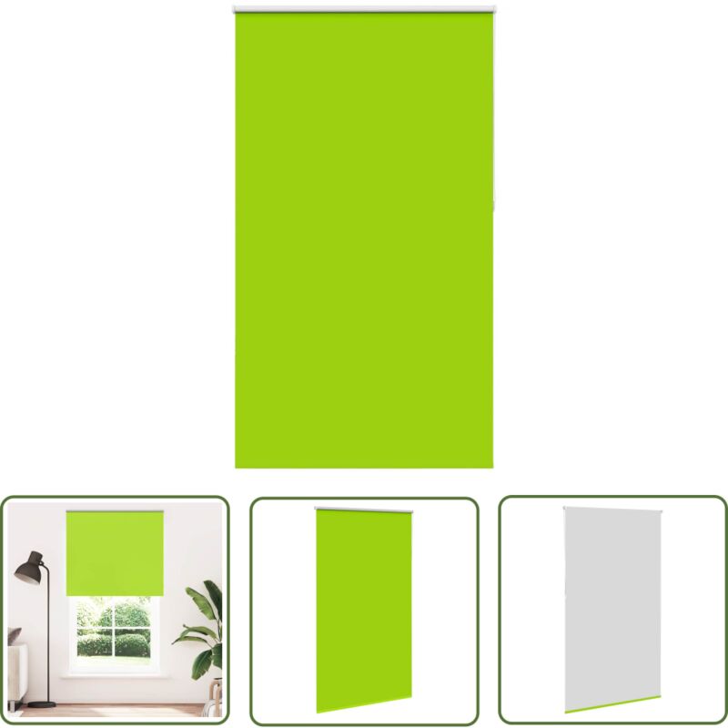 The Living Store - vidaXL Store enrouleur occultant largeur du tissu 126,6 cm polyester