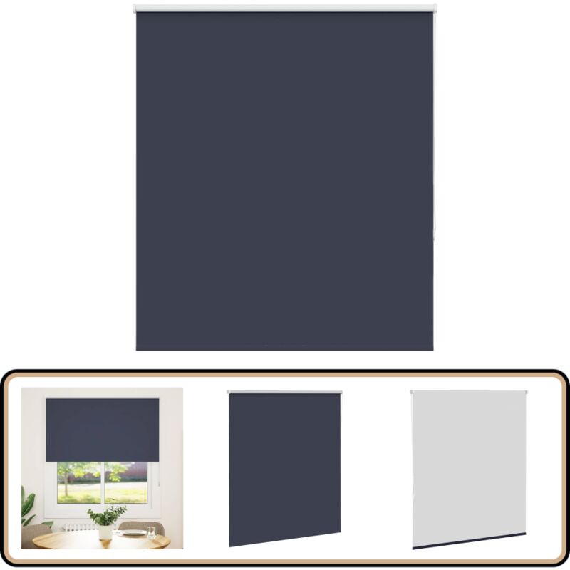 Vidaxl - Store enrouleur occultant largeur du tissu 136,6 cm polyester