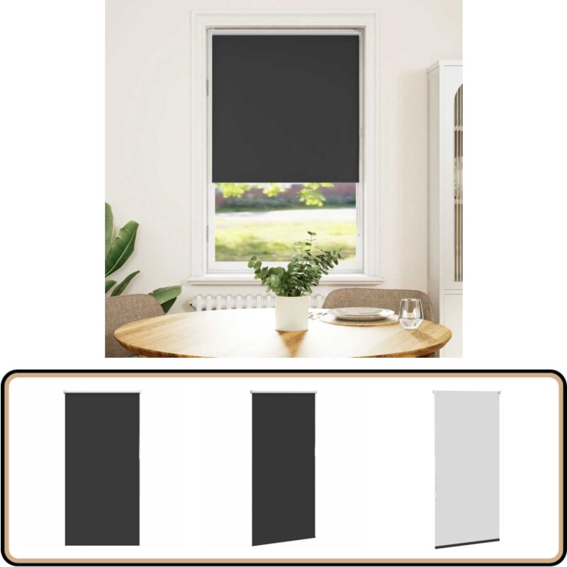 Vidaxl - Store enrouleur occultant largeur du tissu 60,7 cm polyester