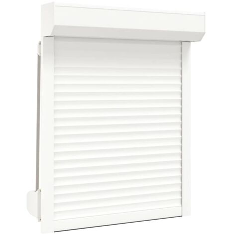 Vidaxl – Volet roulant aluminium 70x100 cm blanc – Haute stabilité au vent – Bonne isolation thermique et acoustique – Résistance intempéries - vidaXL421407
