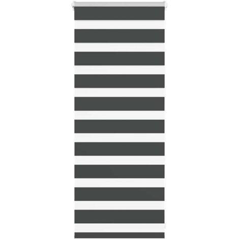 vidaXL Store zèbre noir 60x100 cm largeur du tissu 55,9 cm polyester