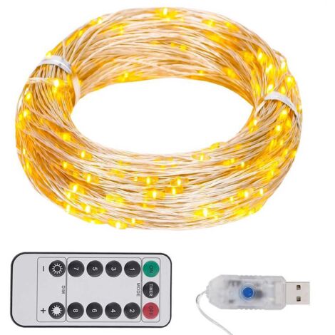 vidaXL Stringa LED con 300 Luci LED Bianco Caldo 30 m PVC