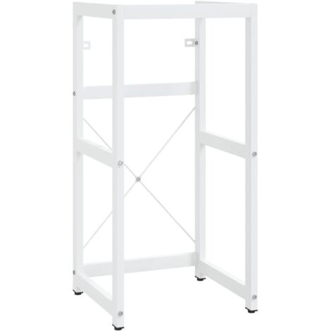 vidaXL Struttura per Lavabo da Bagno Bianca 40x38x83 cm in Ferro