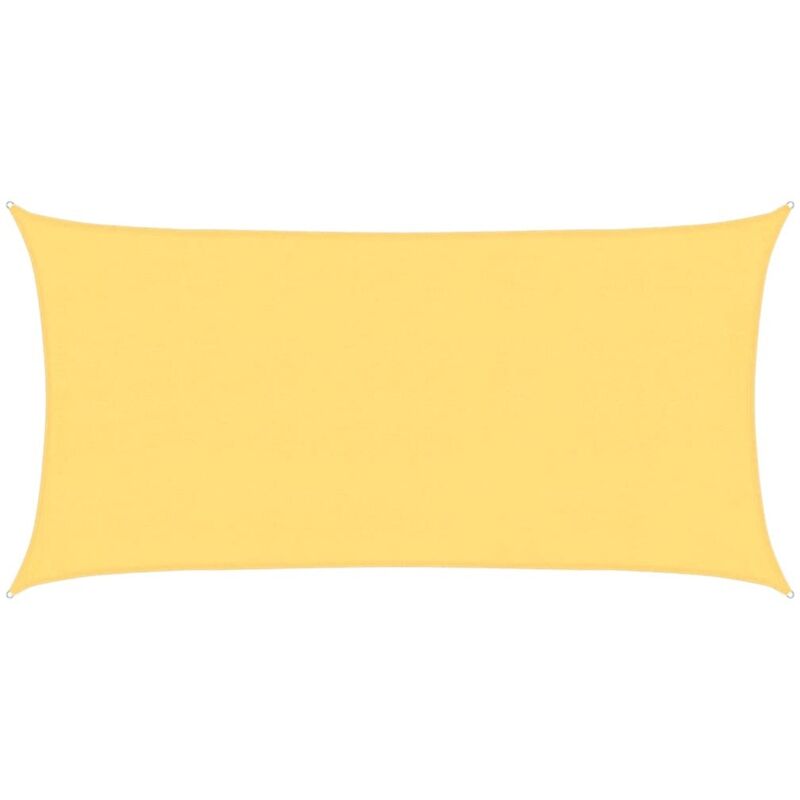 Sunshade Sail 160 G/m² Beige 4x7 M Hdpe Vidaxl