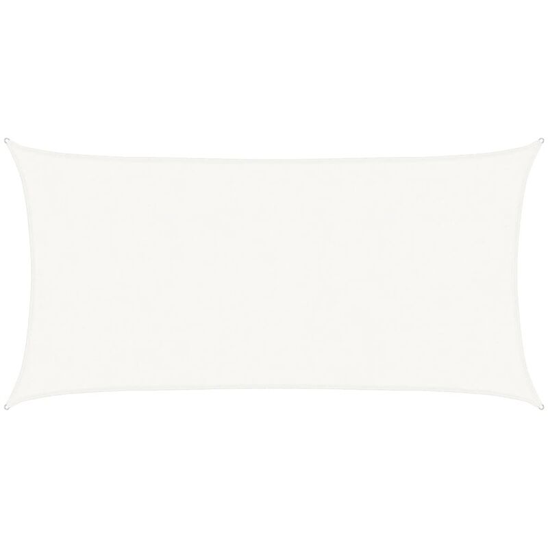Sunshade Sail 160 G/m² White 4x7 M Hdpe Vidaxl