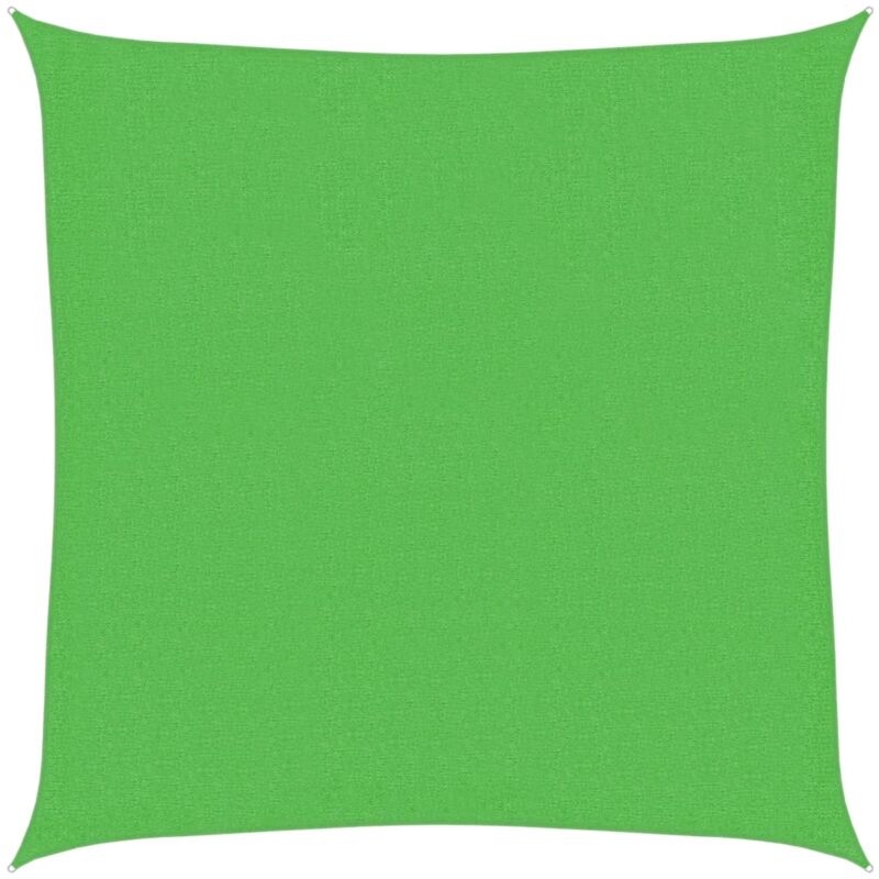 Sunshade Sail 160 G/m² Light Green 2x2 M Hdpe Vidaxl