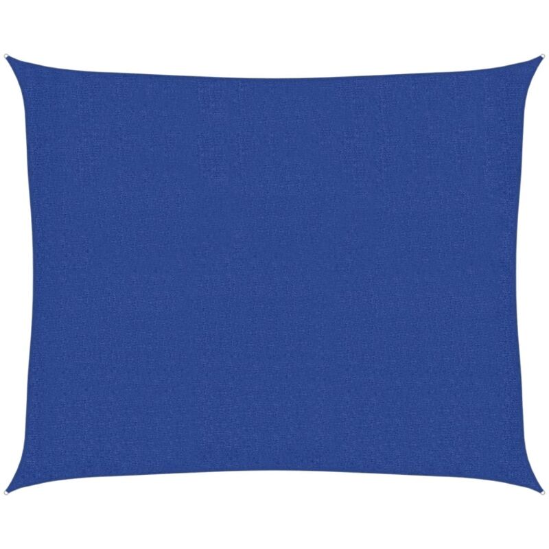 Sunshade Sail 160 G/m² Blue 2.5x3 M Hdpe Vidaxl