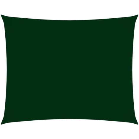 main image of "vidaXL Sunshade Sail Oxford Fabric Rectangular 4x5 m Dark Green - Green"