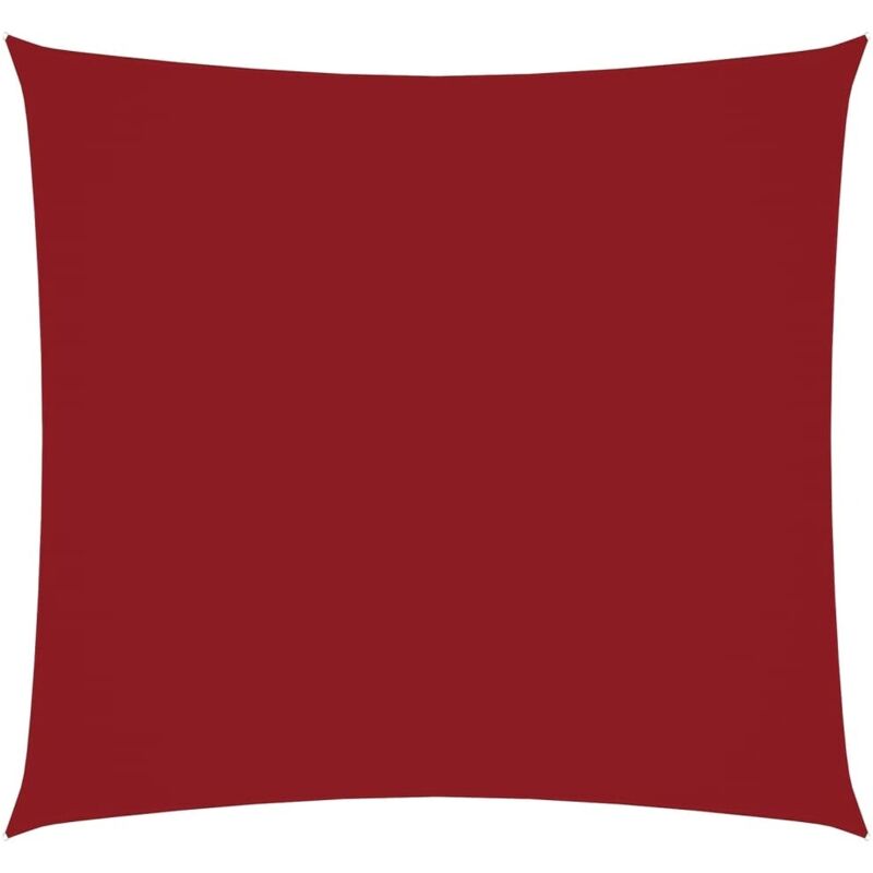 Sunshade Sail Oxford Fabric Square 2x2 M Red Vidaxl