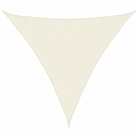 Sunshade Sail Oxford Fabric Triangular 3.6x3.6x3.6 m Cream