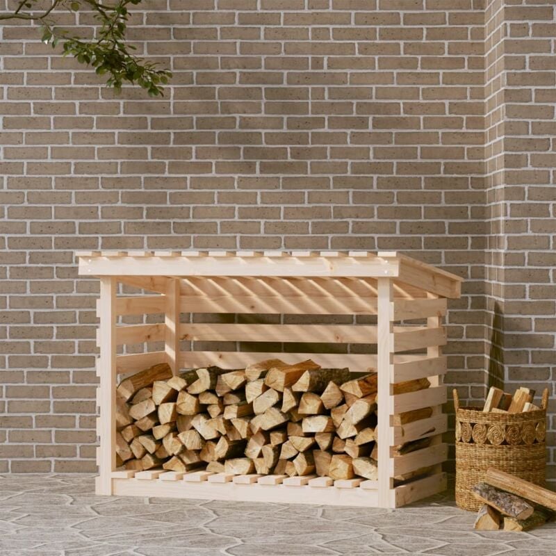 Vidaxl - Support pour bois de chauffage 108x73x79 cm Bois de pin