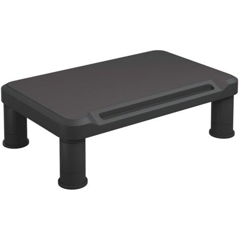 vidaXL Supporto per Monitor Nero 38x24x10,5 cm