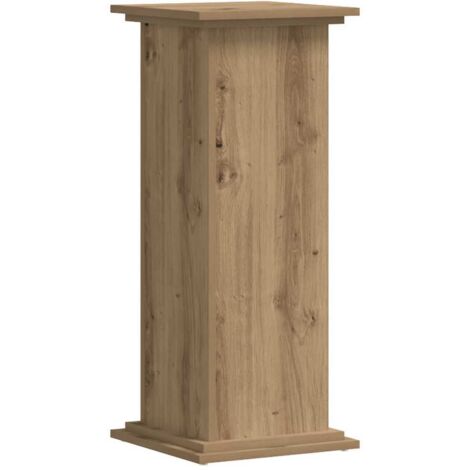 vidaXL Supporto per Piante Rovere Artigianale 33x33x80 cm Multistrato