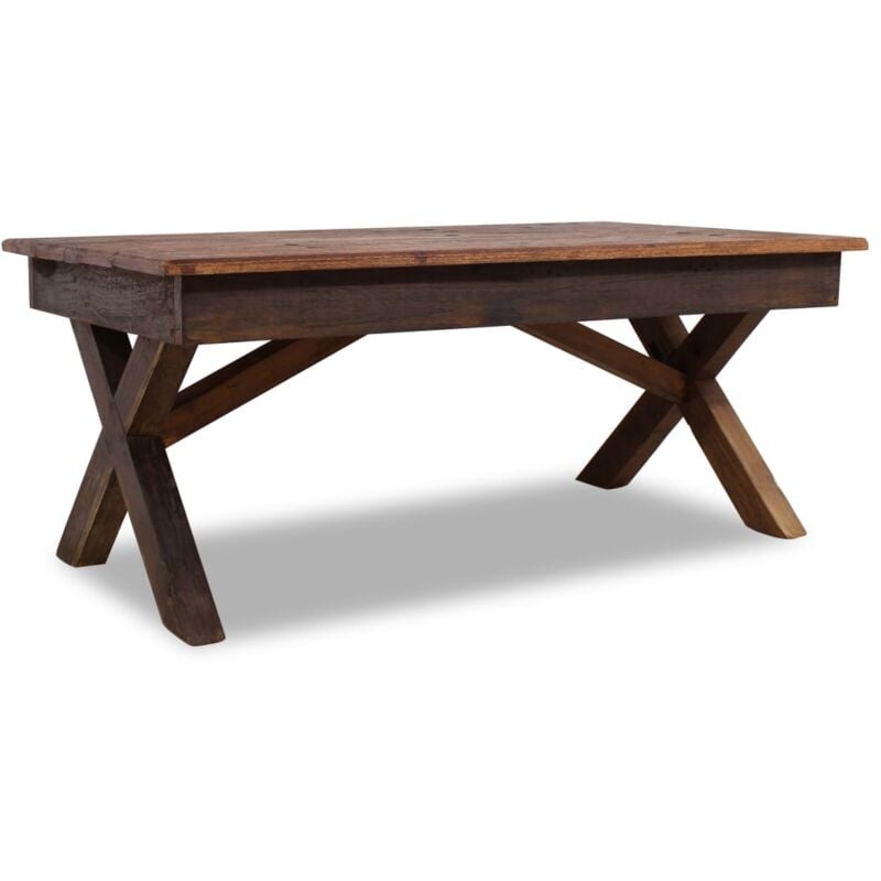 Vidaxl - Table basse Bois de récupération massif 110x60x45 cm
