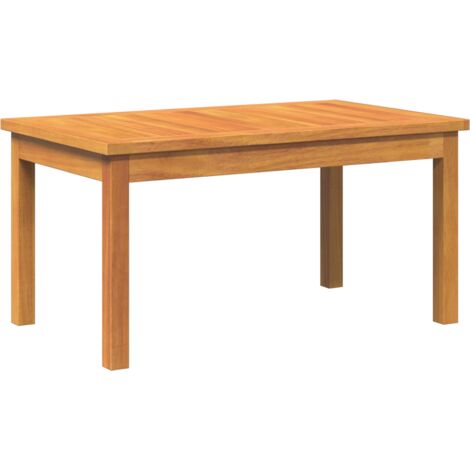 Vidaxl – Table basse en bois d'acacia massif 75x40x38 cm – Charge maximale 295 kg – Assemblage facile – Pour jardin et terrasse