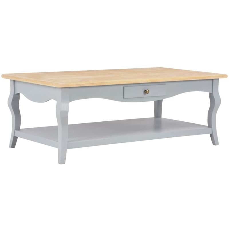 Vidaxl - Table Basse 110x60x40 cm MDF Gris