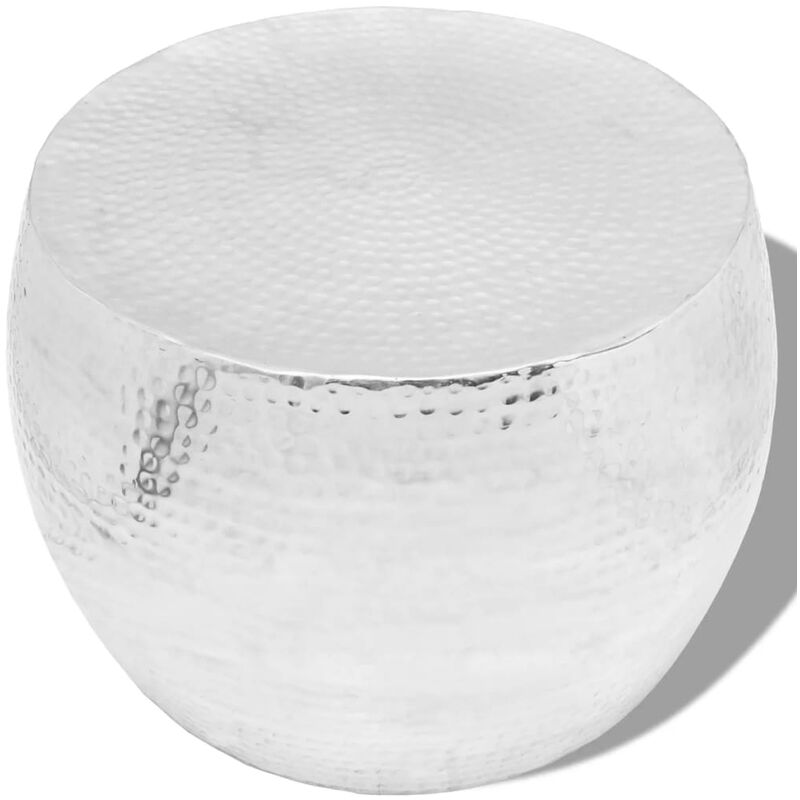 Vidaxl - Table basse ronde Aluminium Argent