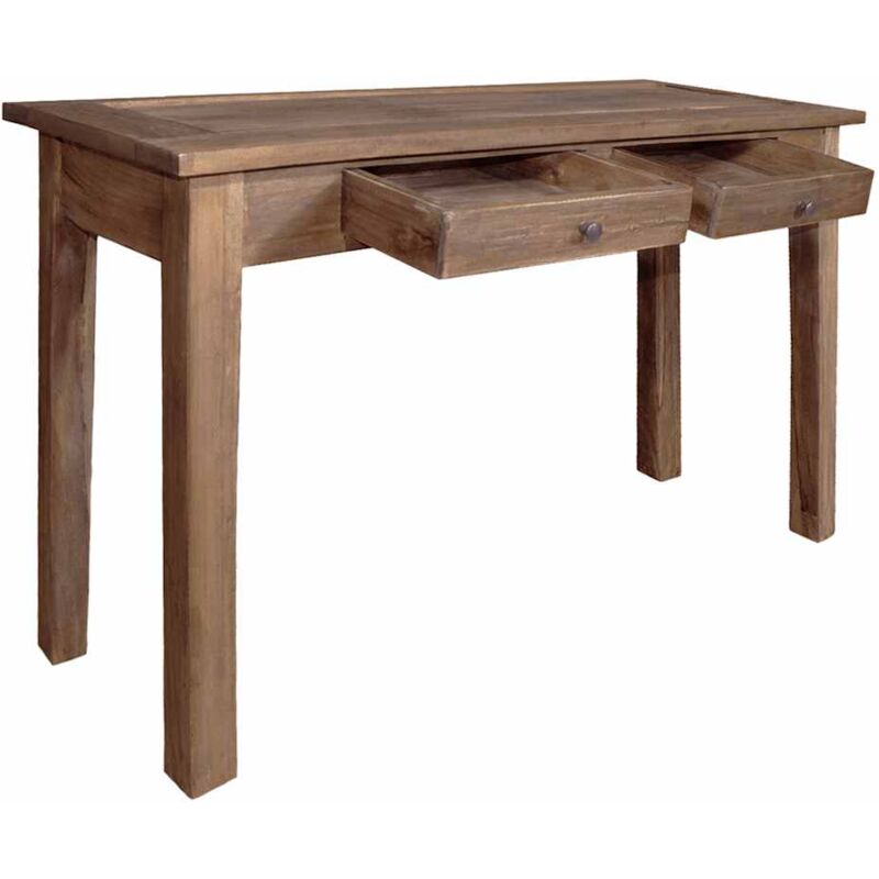 Vidaxl - Table console Bois de récupération massif 123x42x75 cm