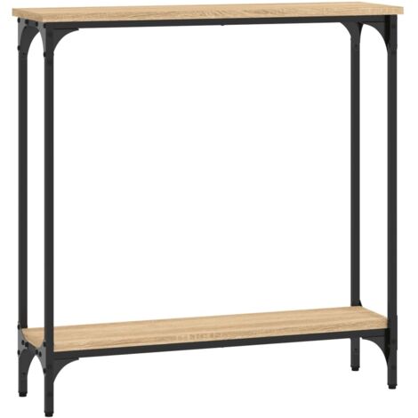 SoBuy FSB21-W Consoletafel Bijzettafel Hal Tafel met 1 Klep en Compartiment Dressoir Wit BHL ca