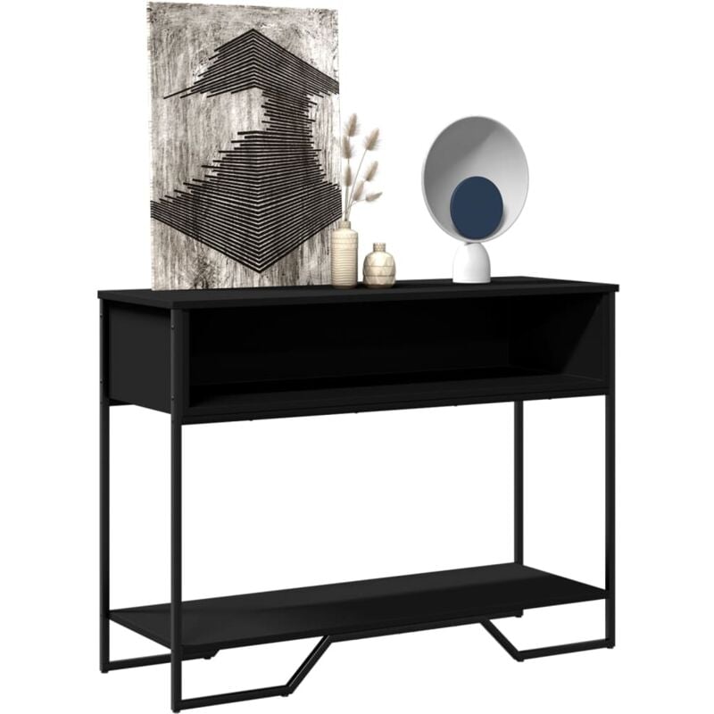 Vidaxl - Table console noir 100x35x74,5 cm bois d'ingénierie
