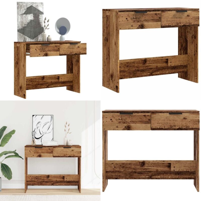 Vidaxl - Table console vieux bois 90x36x75 cm bois d'ingénierie