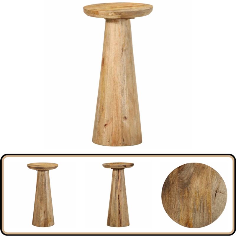 Vidaxl - Table d'appoint Ø30x60 cm bois de manguier massif