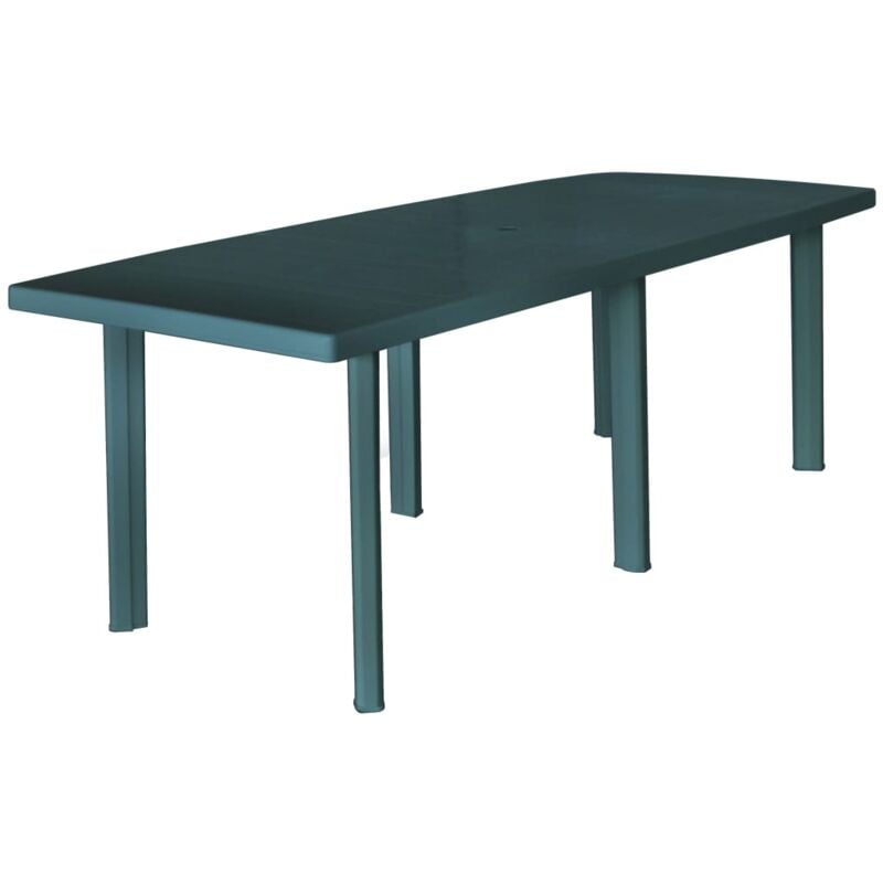 Table de jardin Vert 210 x 96 x 72 cm Plastique