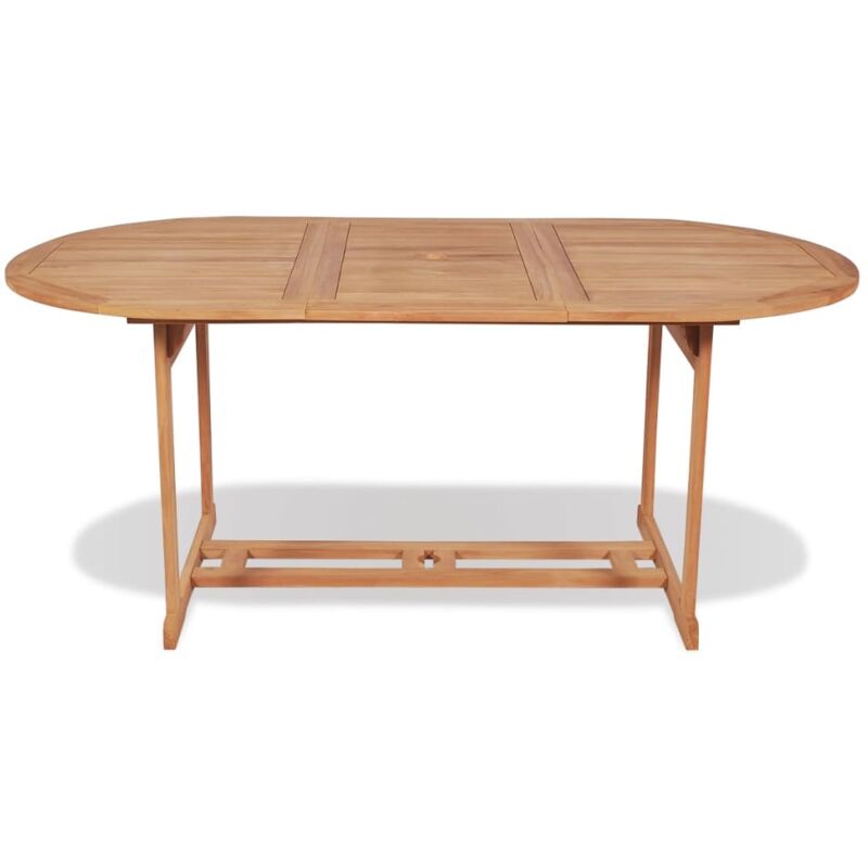 Vidaxl - Table de jardin 180x90x75 cm Bois de teck solide