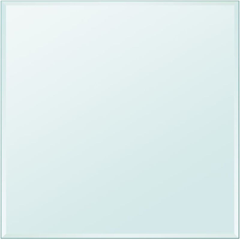 

vidaXL Tablero de Mesa de Cristal Templado Cuadrado 800x800 mm - Transparente