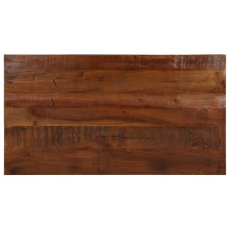 vidaXL Tablero mesa rectangular madera maciza reciclada 100x70x2,5 cm